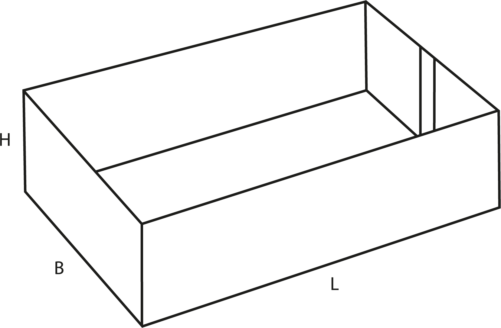 Конструкция короба FEFCO 0453